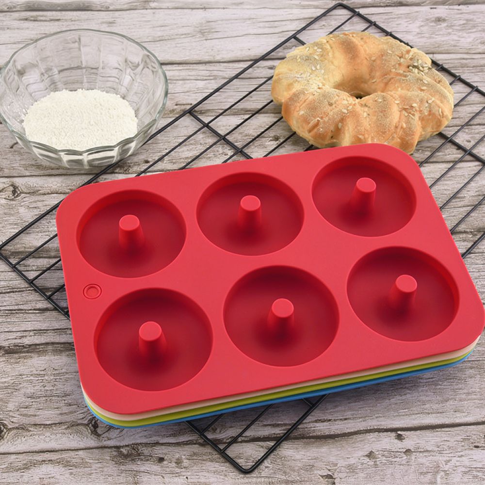6 Cavity Silicone Donut Pan Fl - Donut Mold Silicone review and price