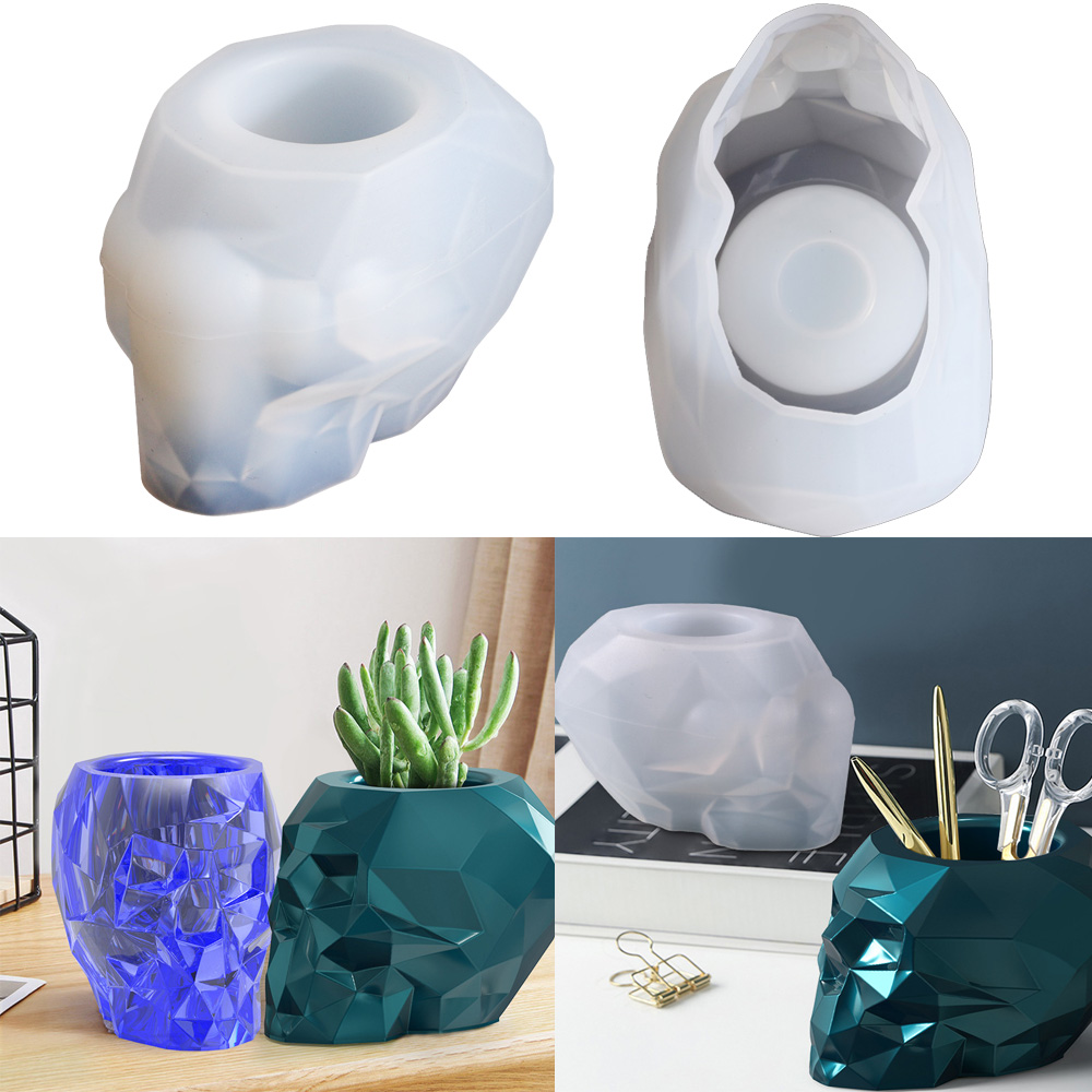 Skull Shape Mold Pen Holder Si - Potsticker Mold review and price